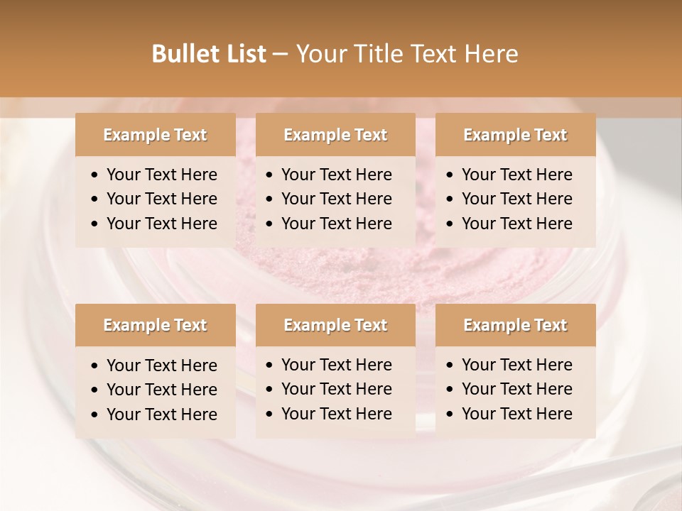 Pink Beauty Treatment Makeup PowerPoint Template