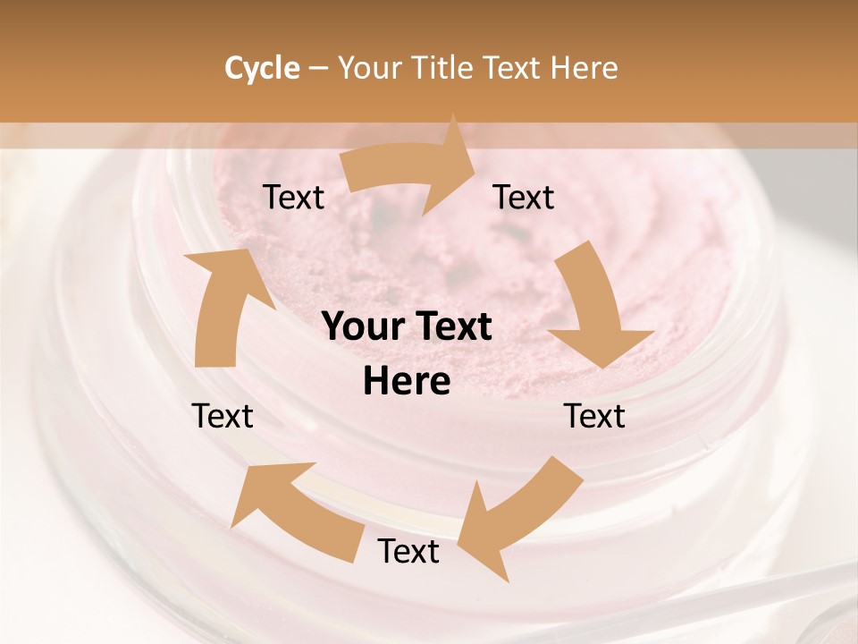 Pink Beauty Treatment Makeup PowerPoint Template