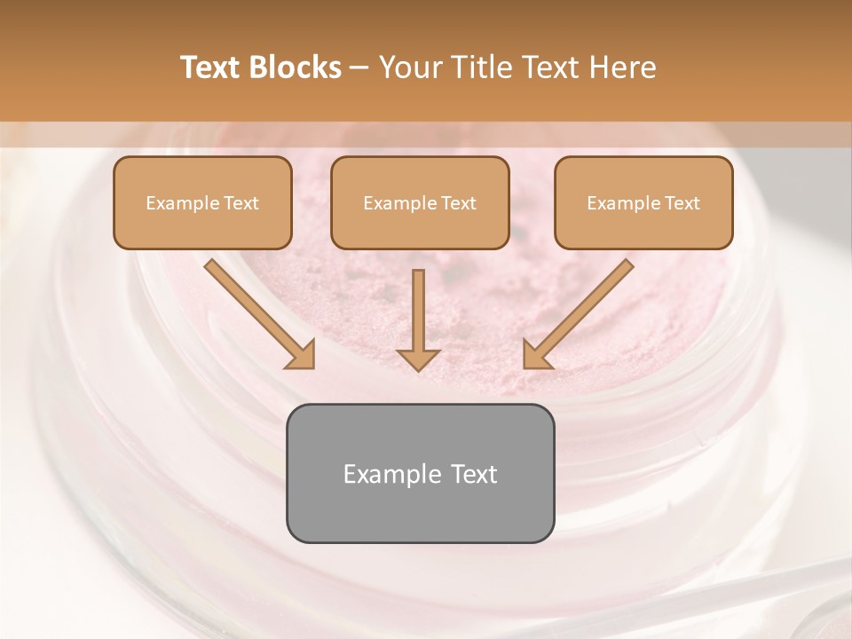 Pink Beauty Treatment Makeup PowerPoint Template