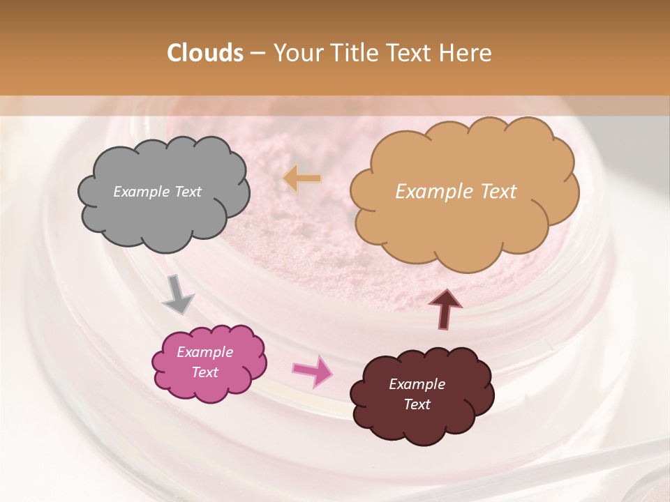 Pink Beauty Treatment Makeup PowerPoint Template