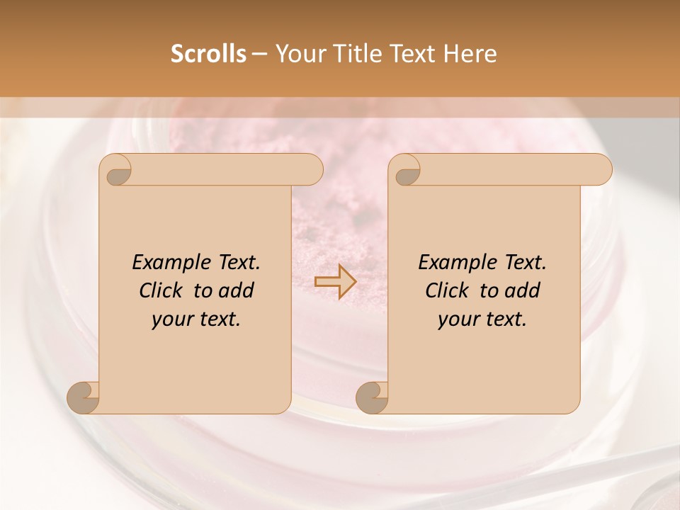 Pink Beauty Treatment Makeup PowerPoint Template