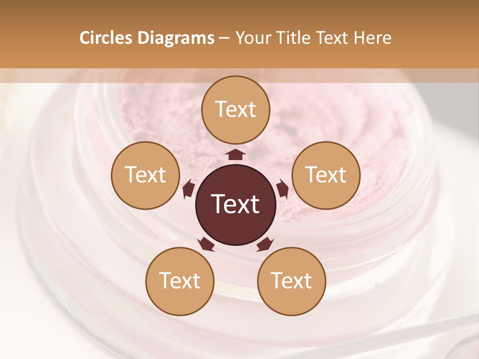 Pink Beauty Treatment Makeup PowerPoint Template