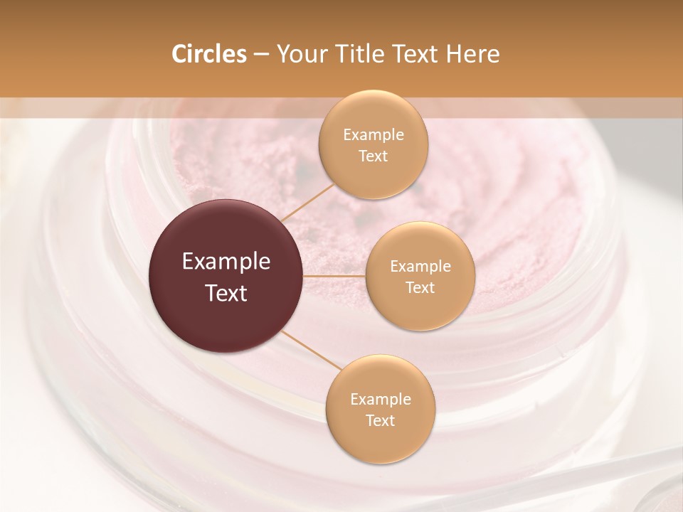 Pink Beauty Treatment Makeup PowerPoint Template