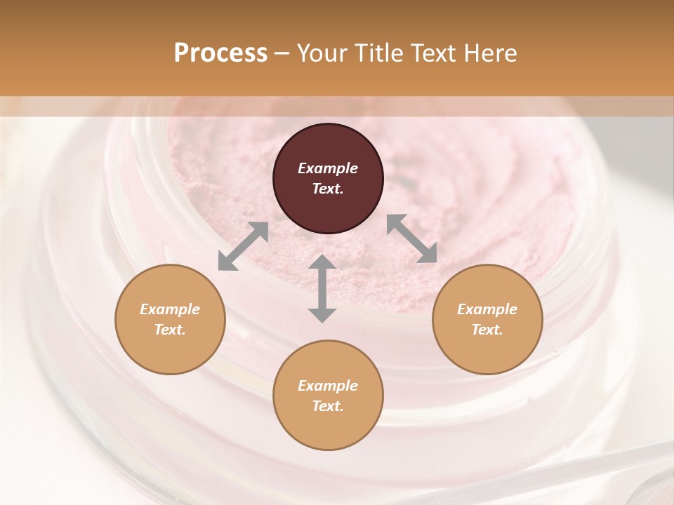 Pink Beauty Treatment Makeup PowerPoint Template