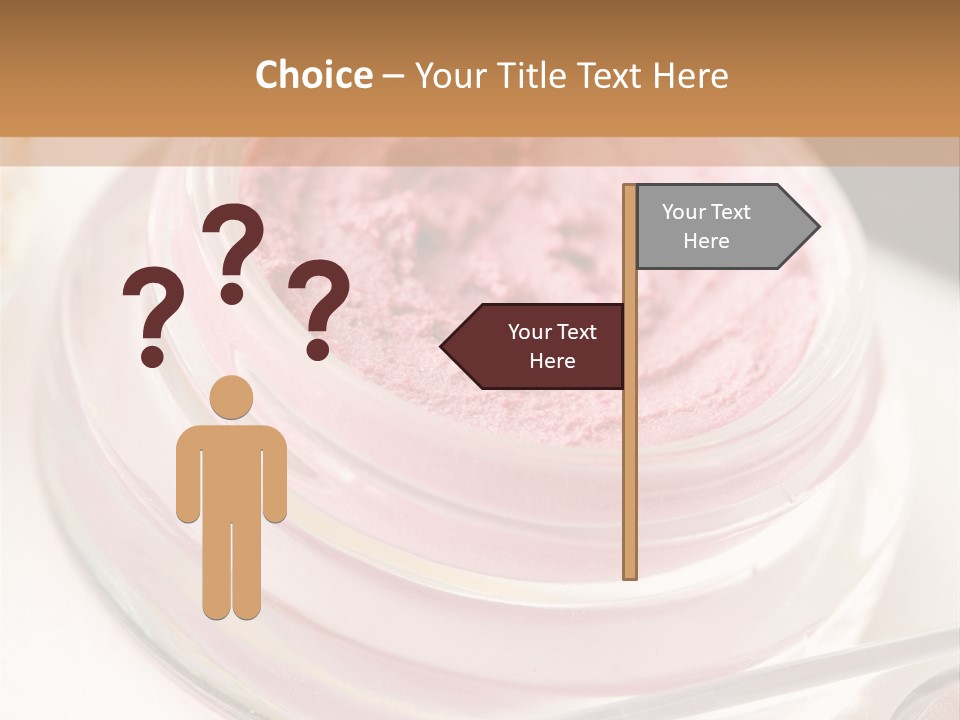 Pink Beauty Treatment Makeup PowerPoint Template