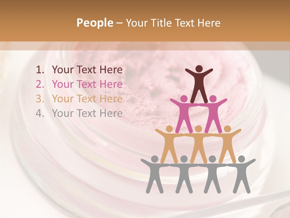 Pink Beauty Treatment Makeup PowerPoint Template