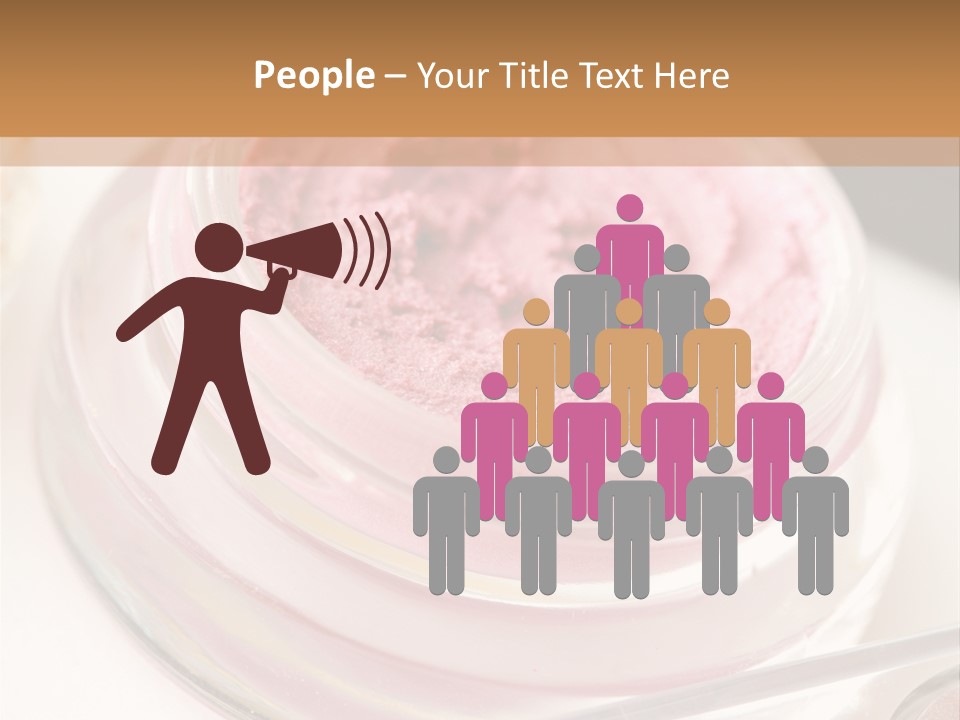 Pink Beauty Treatment Makeup PowerPoint Template