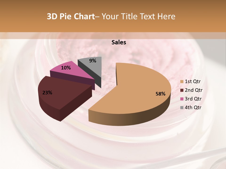 Pink Beauty Treatment Makeup PowerPoint Template