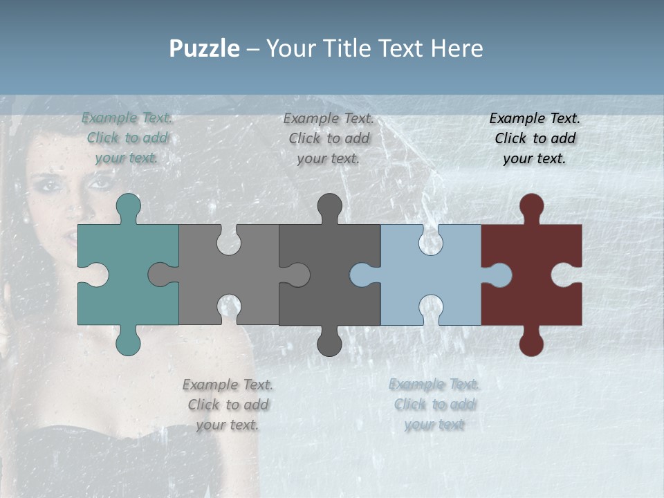 Refreshing Umbrella Vitality PowerPoint Template