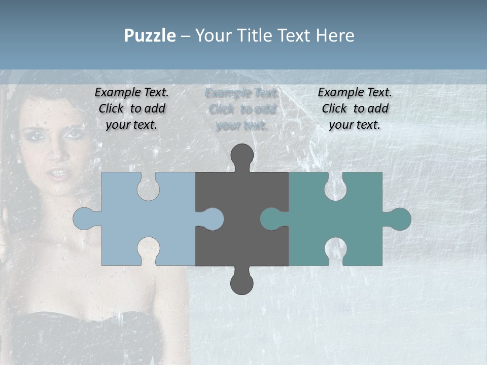 Refreshing Umbrella Vitality PowerPoint Template