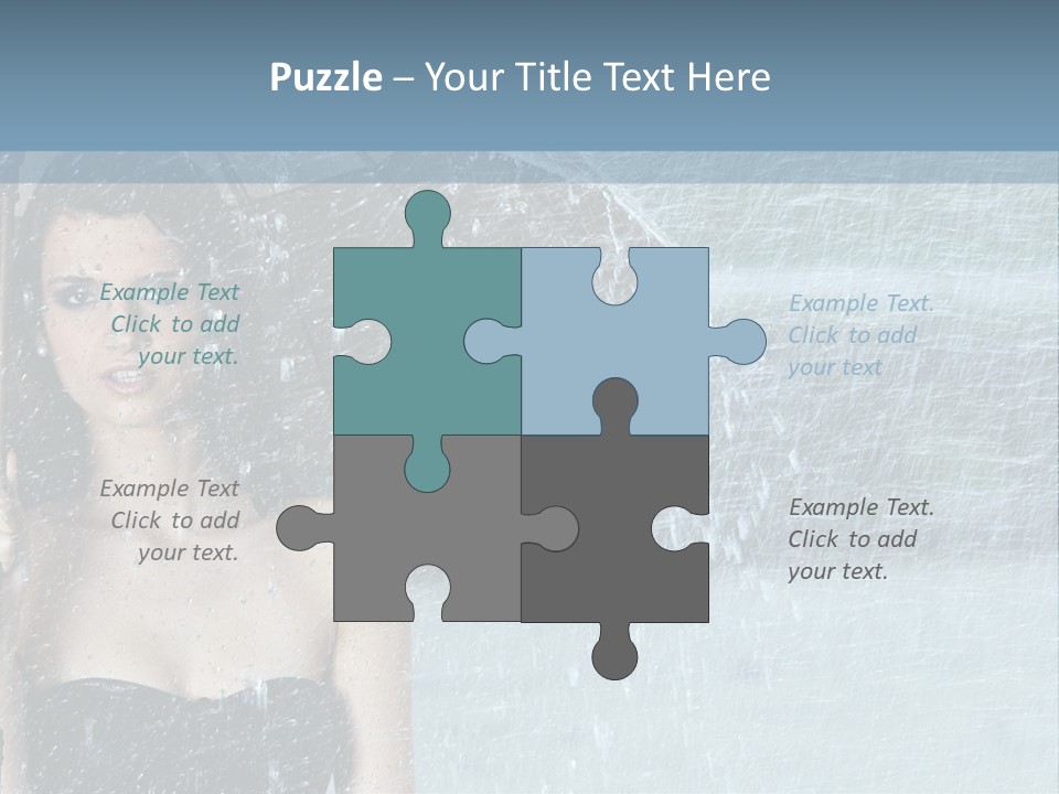 Refreshing Umbrella Vitality PowerPoint Template