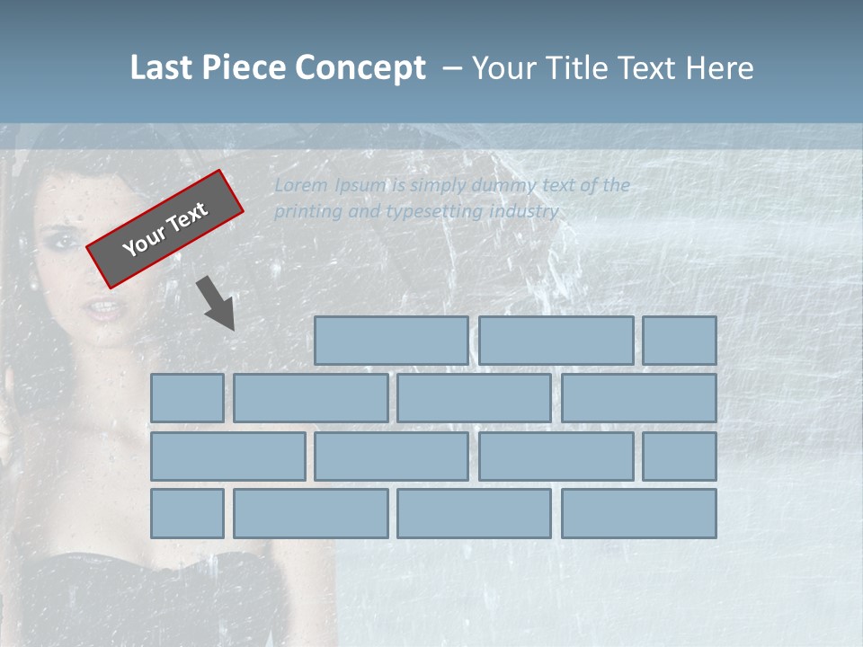 Refreshing Umbrella Vitality PowerPoint Template