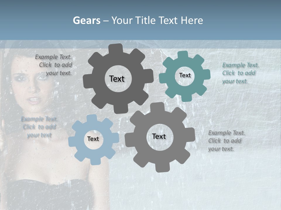 Refreshing Umbrella Vitality PowerPoint Template