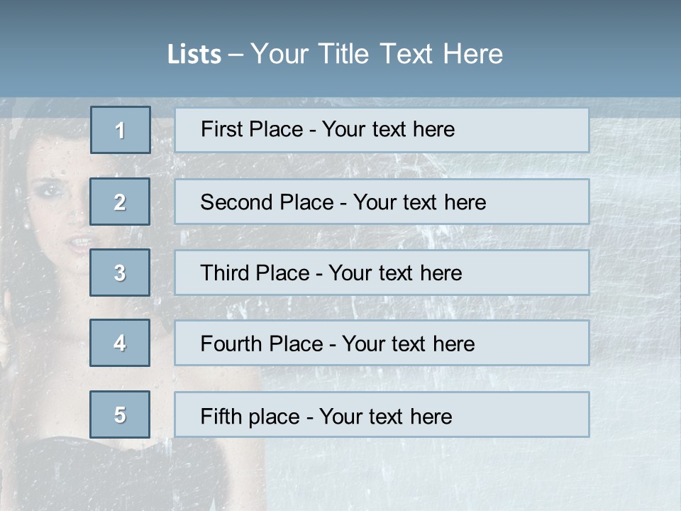 Refreshing Umbrella Vitality PowerPoint Template