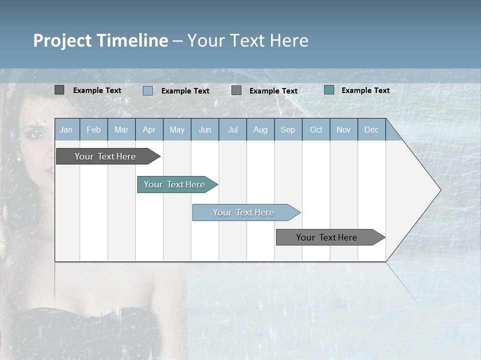 Refreshing Umbrella Vitality PowerPoint Template