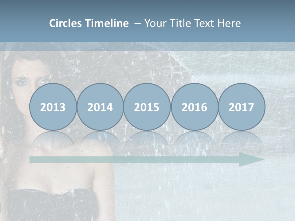Refreshing Umbrella Vitality PowerPoint Template