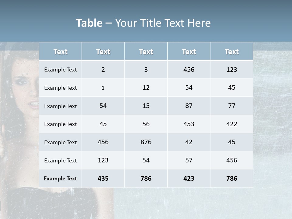 Refreshing Umbrella Vitality PowerPoint Template