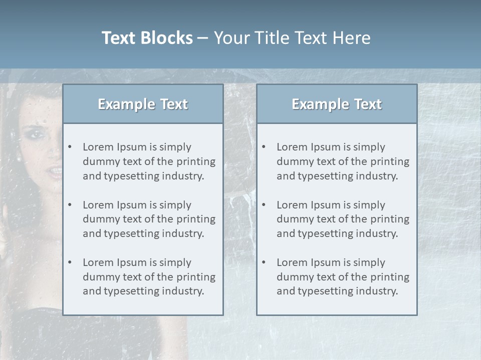 Refreshing Umbrella Vitality PowerPoint Template