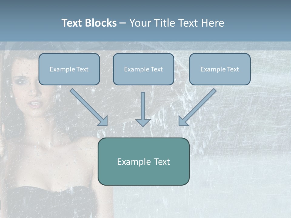 Refreshing Umbrella Vitality PowerPoint Template