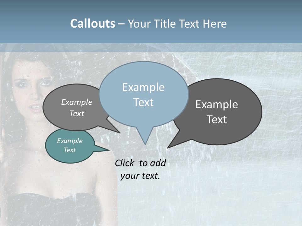 Refreshing Umbrella Vitality PowerPoint Template