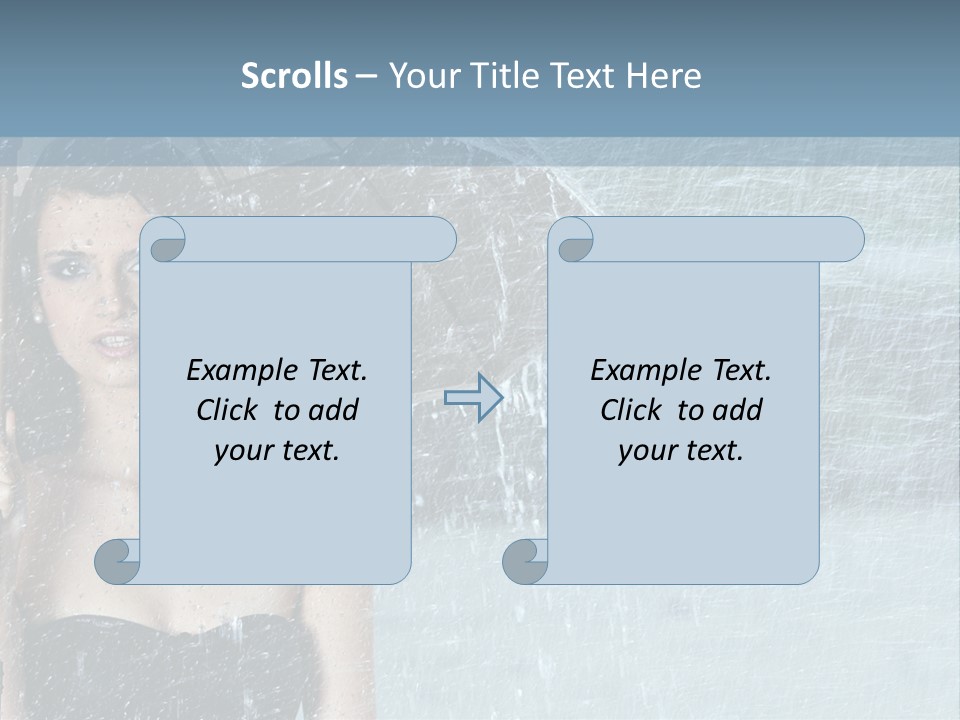 Refreshing Umbrella Vitality PowerPoint Template