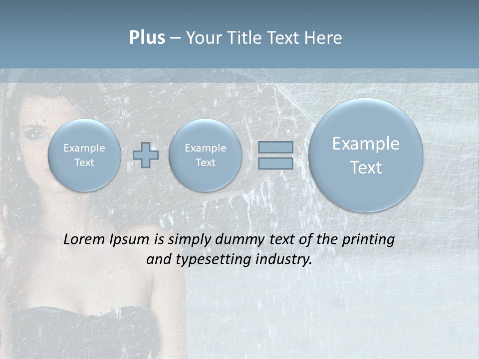 Refreshing Umbrella Vitality PowerPoint Template