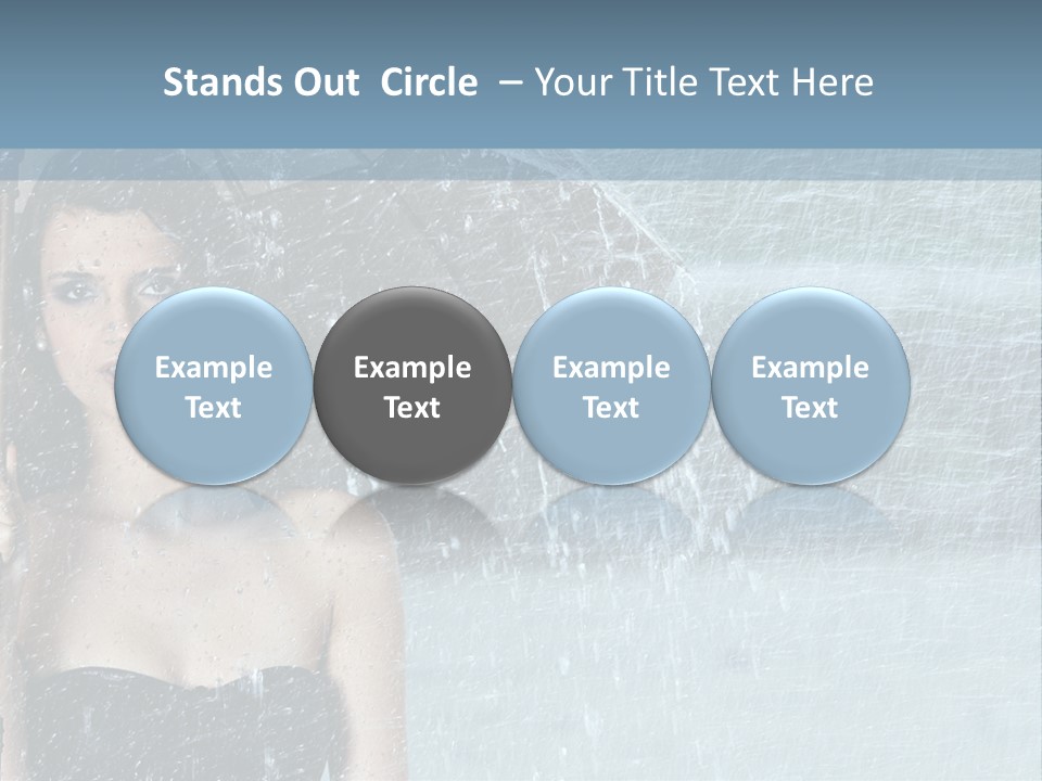 Refreshing Umbrella Vitality PowerPoint Template