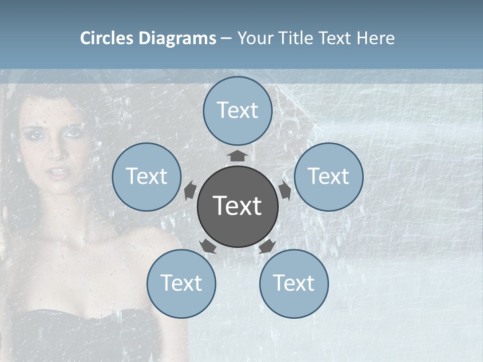 Refreshing Umbrella Vitality PowerPoint Template