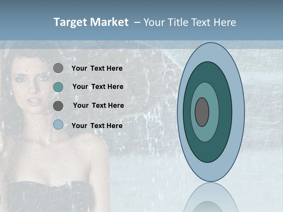 Refreshing Umbrella Vitality PowerPoint Template