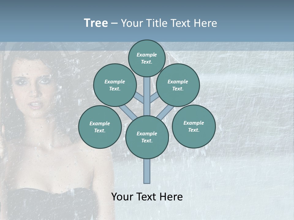 Refreshing Umbrella Vitality PowerPoint Template