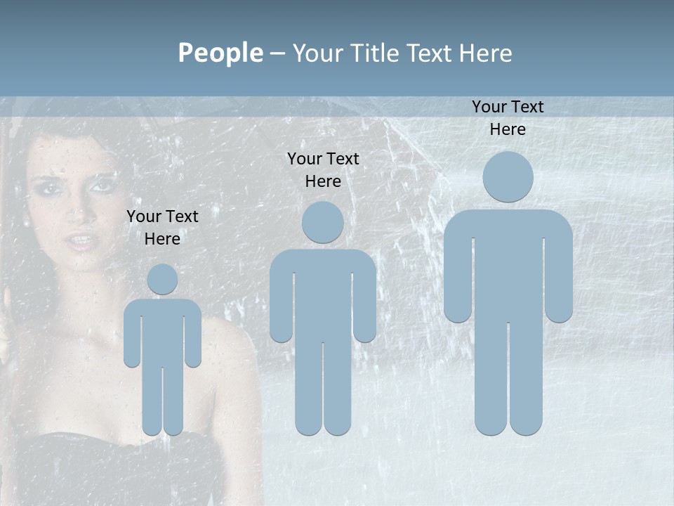 Refreshing Umbrella Vitality PowerPoint Template