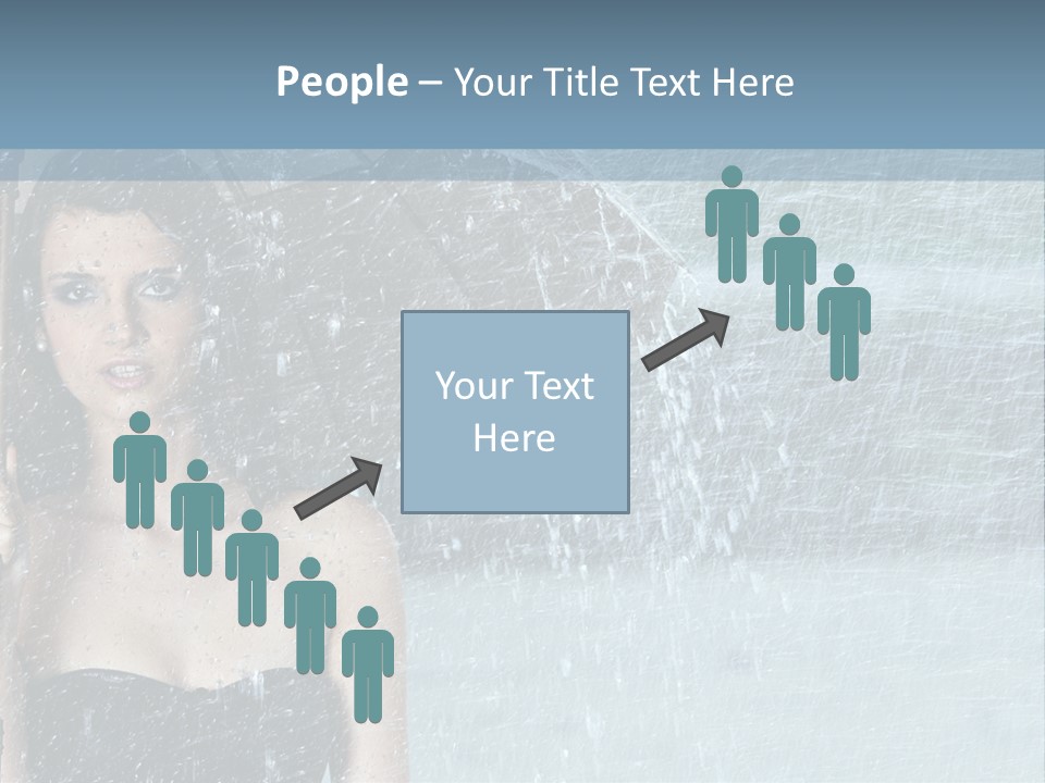 Refreshing Umbrella Vitality PowerPoint Template