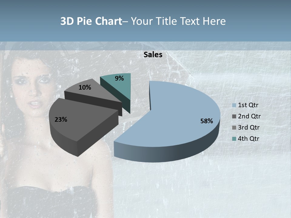 Refreshing Umbrella Vitality PowerPoint Template