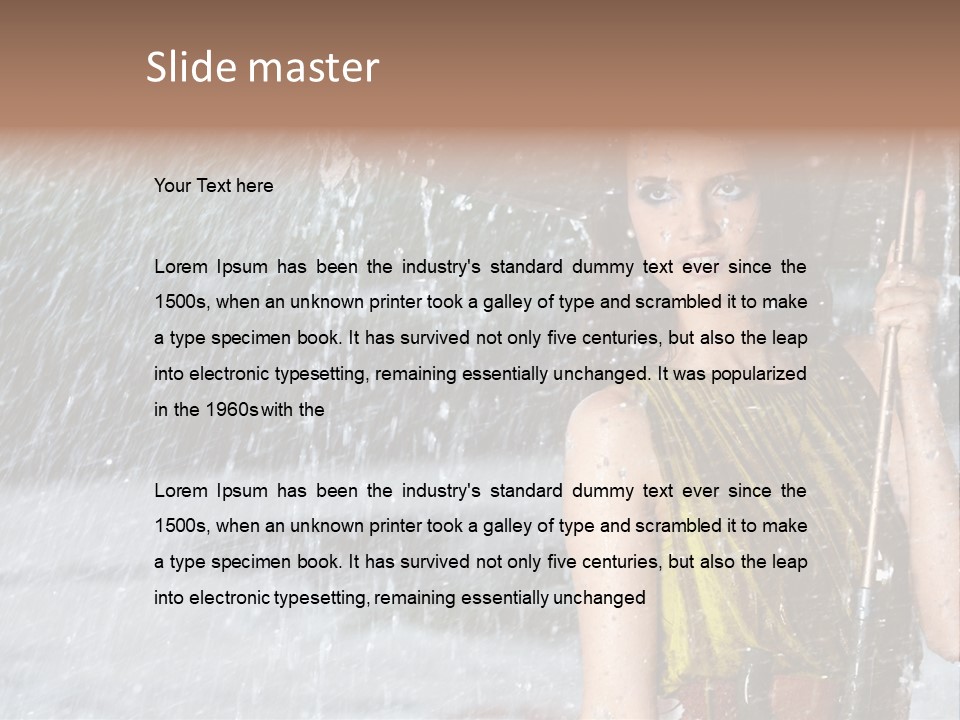 Drop Cheerful Spring PowerPoint Template