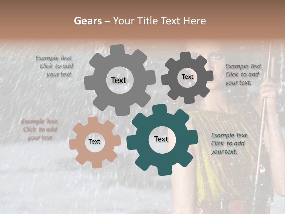 Drop Cheerful Spring PowerPoint Template