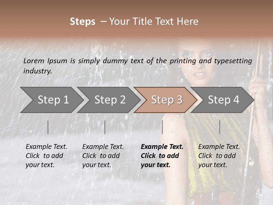 Drop Cheerful Spring PowerPoint Template