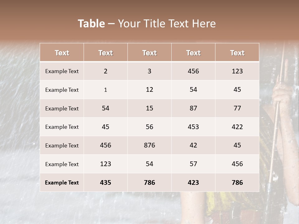 Drop Cheerful Spring PowerPoint Template