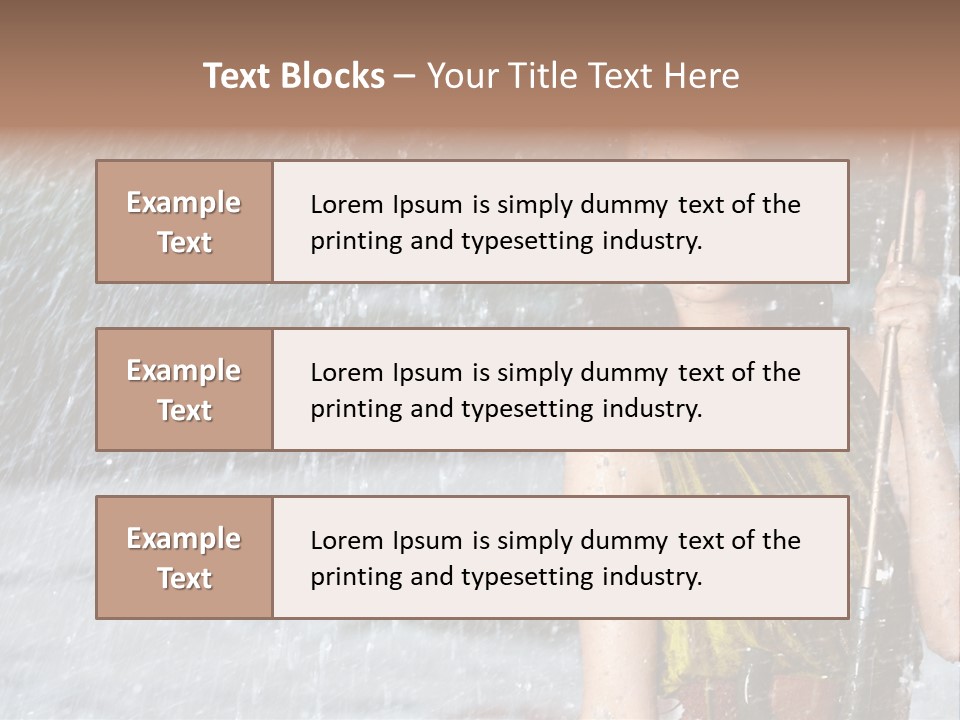 Drop Cheerful Spring PowerPoint Template