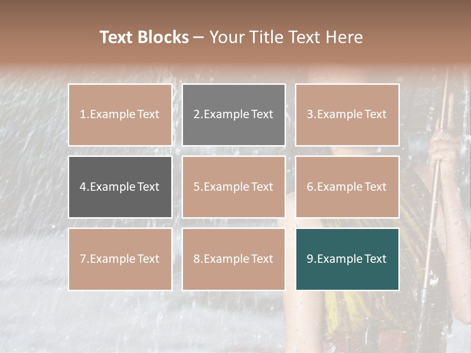 Drop Cheerful Spring PowerPoint Template