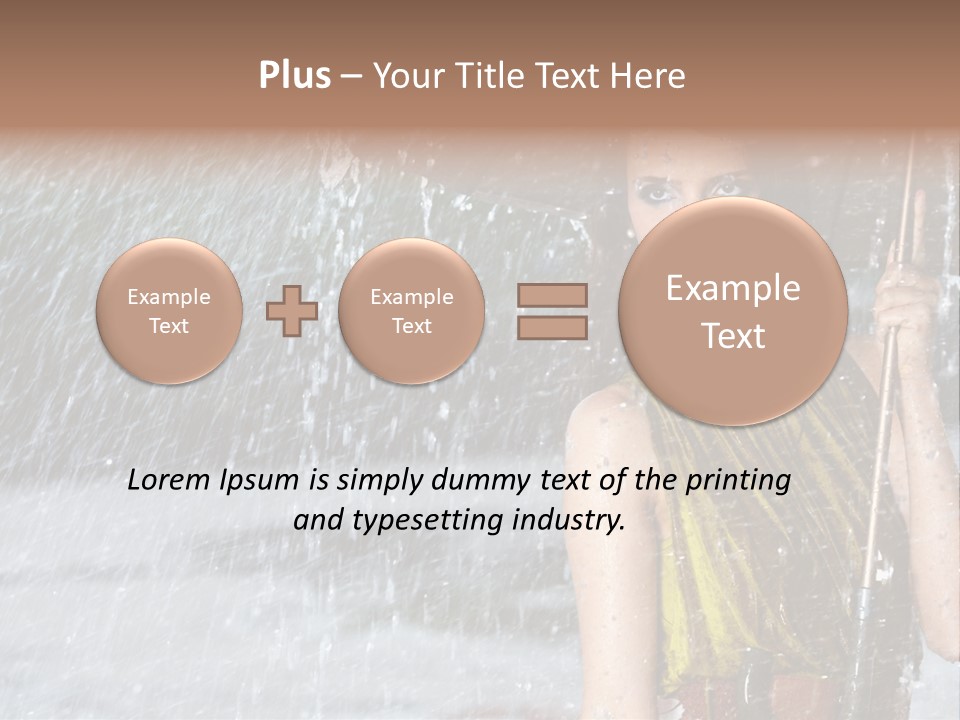 Drop Cheerful Spring PowerPoint Template