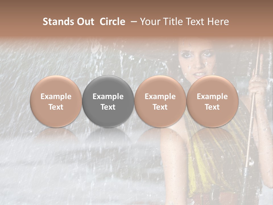 Drop Cheerful Spring PowerPoint Template