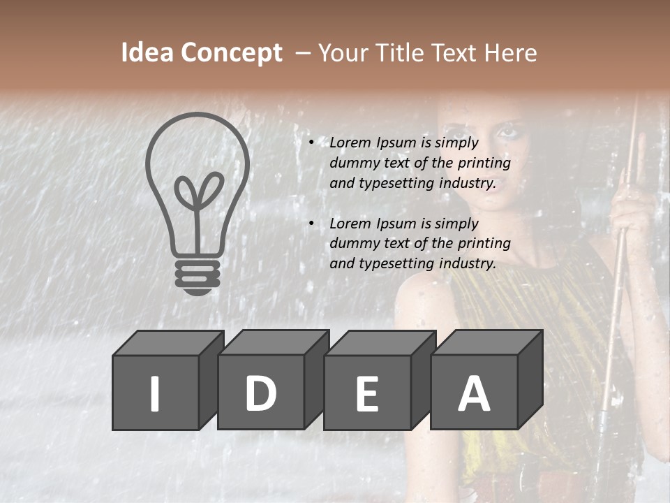 Drop Cheerful Spring PowerPoint Template