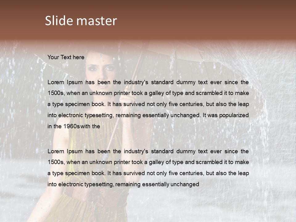 Rain  Water PowerPoint Template