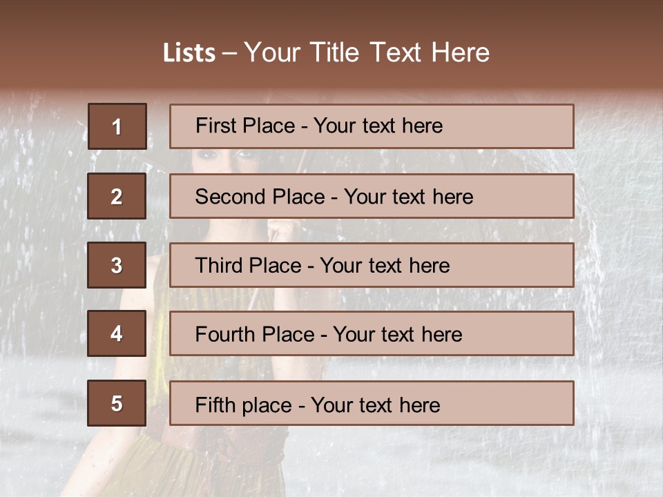 Rain  Water PowerPoint Template