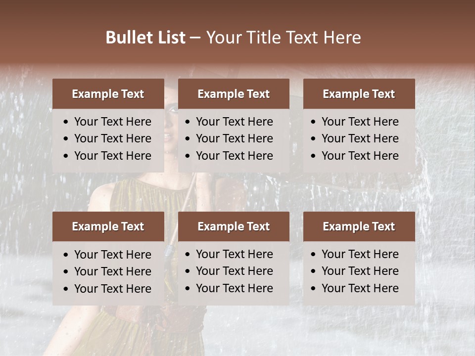 Rain  Water PowerPoint Template