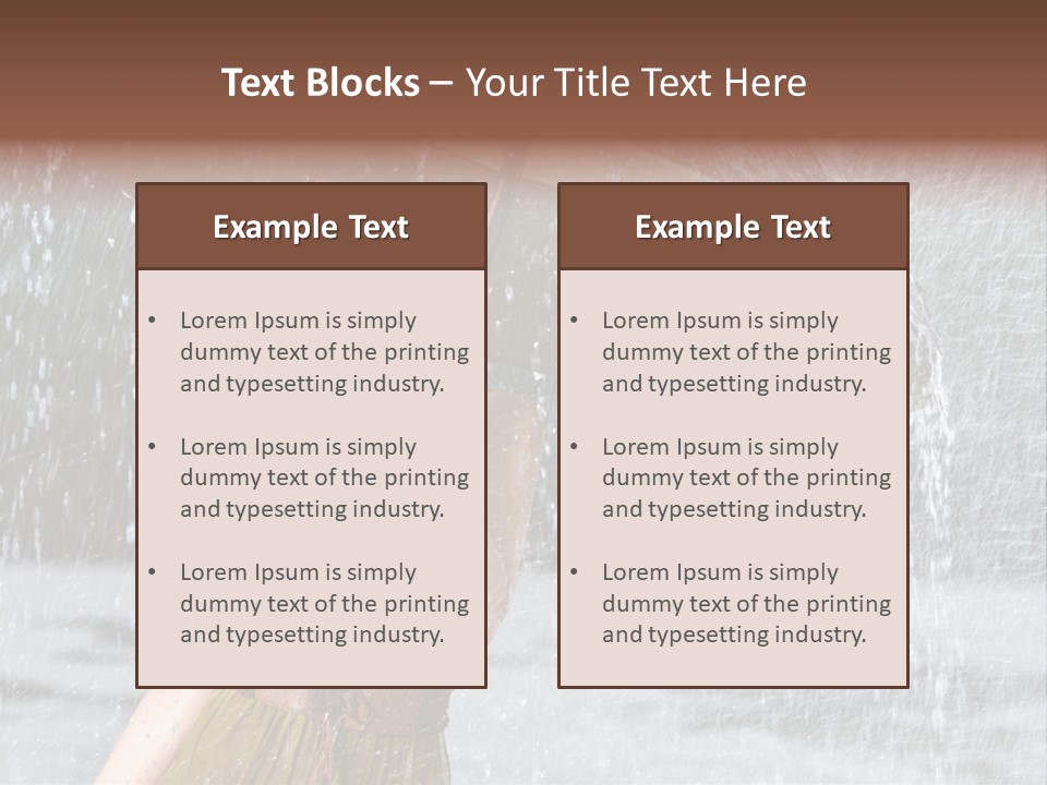 Rain  Water PowerPoint Template