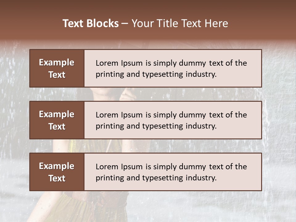 Rain  Water PowerPoint Template