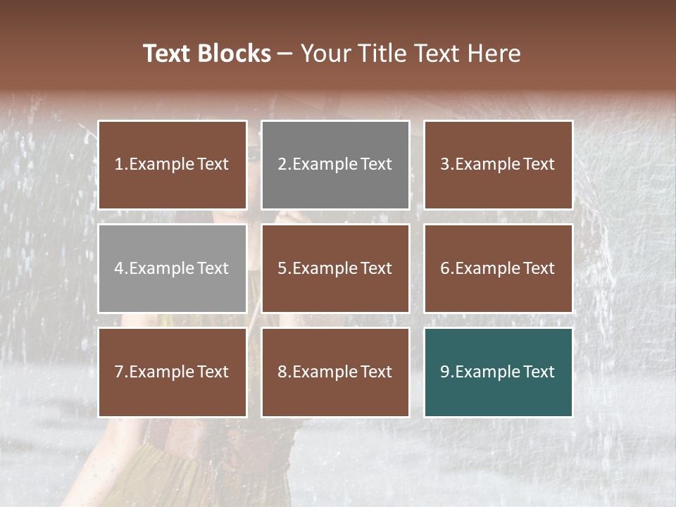 Rain  Water PowerPoint Template