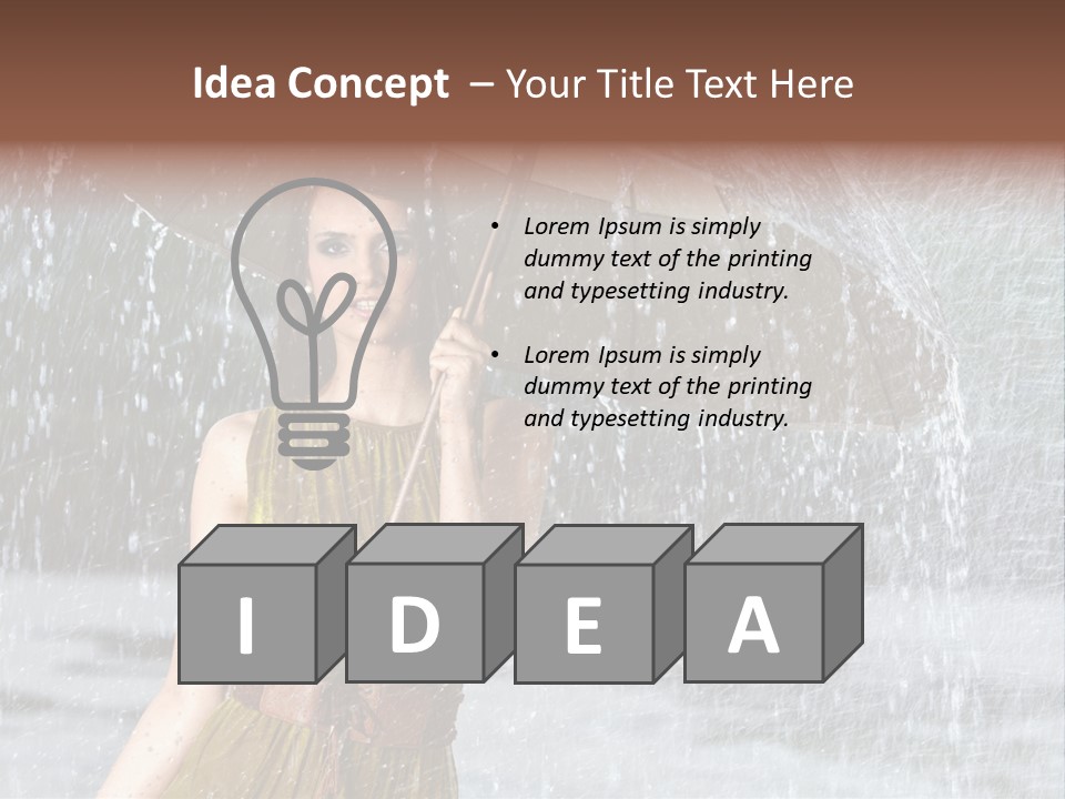 Rain  Water PowerPoint Template