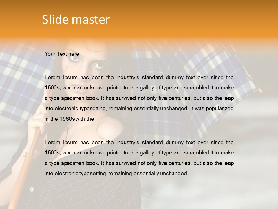 Fresh Blue Look PowerPoint Template